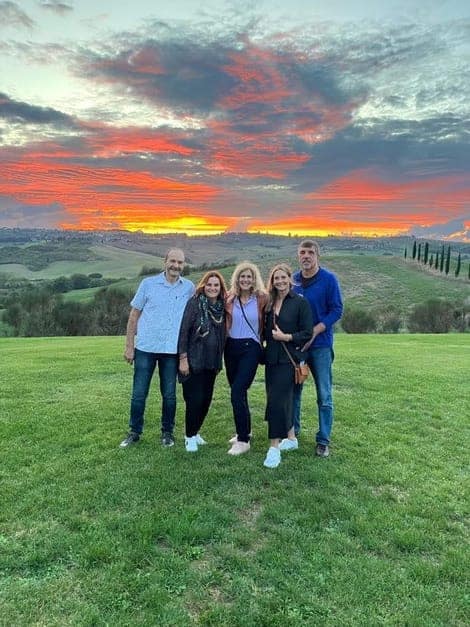 southern tuscany sunset